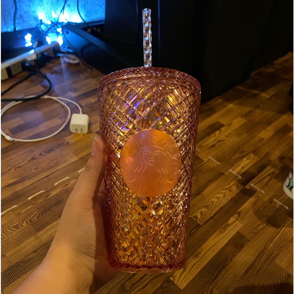 Grande Rose Gold Starbucks holiday cup 16 oz